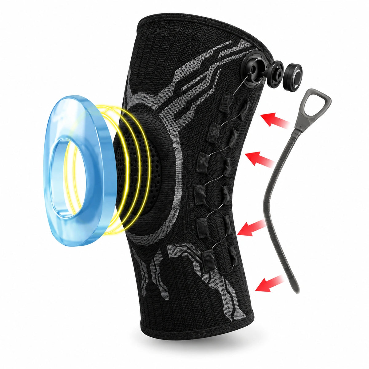 Whitoosmile Dial-Adjustable Knee Brace