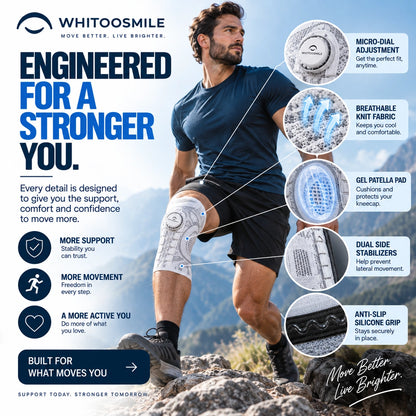 WHITOOSMILE | Adjustable Knee Brace